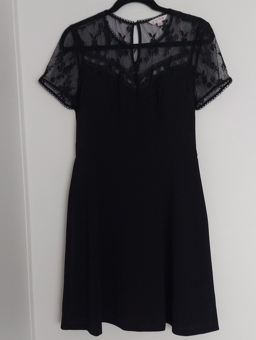Nanette Black Fit And Flare Dress